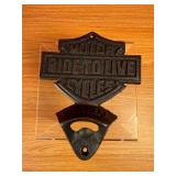 Harley Inspired Cast Iron Motorcycle Bottle Opener