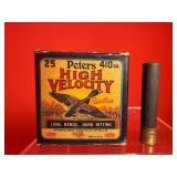 Vintage Peters High Velocity .410 Ammo Box