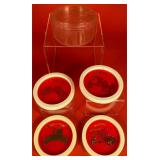 Set of 4 Antique Car Coasters