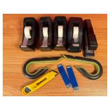 Lot of Tape Dispensers & Box Cutters