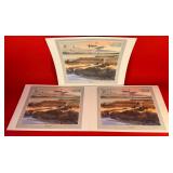 3 - Signed & Numbered 'Young Hunters' Sam Caldwell