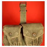 1940 WW2 Era British P-37 Enfield Rifle Ammo Pouch