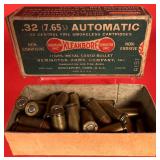 Partial Box Vintage Remington Kleanbore .32 ACP