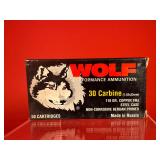 50 Rounds of Wolf .30 Carbine Ammo