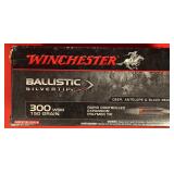 20 Rounds  Winchester Ballistic Silvertip .300 WSM