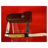 3-Blade Stockman Style Pocket Knife
