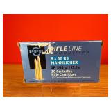20 Rounds of PPU 8x56 RS Mannlicher Ammo
