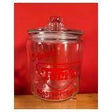 Tom's Roasted Peanuts Glass Jar