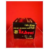 20 Rounds of TulAmmo 7.62x39mm Ammo