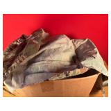 Box of Cut-Up ACU Uniform Pieces