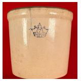 2 Gallon Robinson Ransbottom Blue Crown Crock