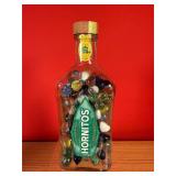 Bottle Filled With Marbles