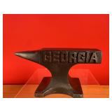 Georgia Bulldogs Cast Iron Paperweight Anvil