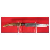W.B. Belknap & Co. Stag Handle Carving Knife