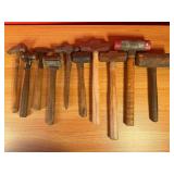 Lot of 10 Mallets & Hammers