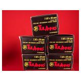 100 Rounds of TulAmmo 7.62x39mm Ammo