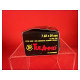 20 Rounds of TulAmmo 7.62x39mm Ammo