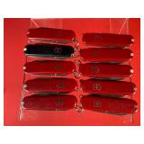 Lot of 10 - Victorinox Keychain Knives