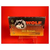 20 Rounds Wolf Gold .303 British Ammo