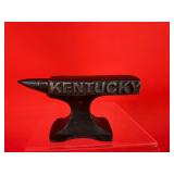 'KENTUCKY' Cast Iron Paperweight Anvil