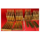 49 Rounds of Various Ammo in Stripper Clips