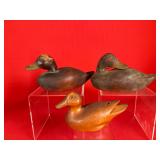 3 - Wooden Duck Statues
