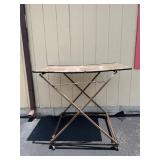 Collapsable Rolling Go Kart Stand