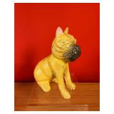 Cast Iron French Bulldog / Boxer Dog Statue