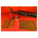 Misc Items Lot; Scope Mount, Cleaning Box & More