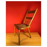 Antique Reclined Back Childs Chair
