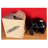 Rider Model H1 3/4 Face Motorcycle Helmet