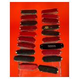 Lot of 20 Keychain Knives