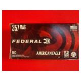 50 Rounds of Federal .357 Magnum Ammo