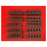 10 - British 'GMT' Marked Enfield Stripper Clips