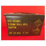 820 Round 5.56mm Ammo Can