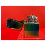 Mirrored Rainbow Finish Zippo Lighter