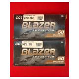100 Rounds - Blazer .40 S&W FMJ Ammo