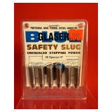6 Rounds - Glaser Blue Safety Slug .38 Special +P