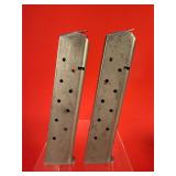 2 - .45 ACP 1911 Extended Pistol Magazine