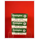 150 Rounds - Remington .357 SIG Ammo