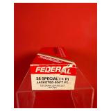 50 Rounds - Federal .38 Special +P Ammo