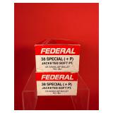 100 Rounds - Federal .38 Special +P Ammo