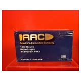 100 Rounds - AAC 9mm FMJ Ammo
