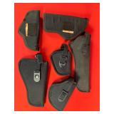 6 - Nylon Handgun Holsters