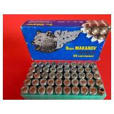 50 Rounds - Silver Bear 9mm Makarov Ammo