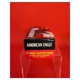 50 Rounds - American Eagle .17 Win Super Mag Ammo
