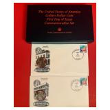 US First Day of Issue Sacagawea Dollar Set
