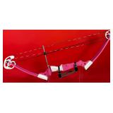 Pink & White Genesis GX Compound Bow Right Hand
