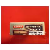 20 Rounds - Norma Whitetail 7MM-08 Ammo