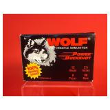 5 Rounds - Wolf 12ga 2.75' 00 Buck Shotgun Shells